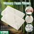 1/2PCS Memory Foam Neck Pillow Wavy Contour Slow Rebound Pillow - 55x35x11cm-2pcs