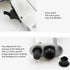 150mm Pneumatic Air Hammer Kit with 4 Chisels Heavy Duty Tool for Workshop Use