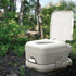 20L Portable Toilet Seat Outdoor Mobile Camping Travel Toilet Compact Easy Clean