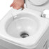 20L Portable Toilet Seat Outdoor Mobile Camping Travel Toilet Compact Easy Clean