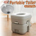 20L Portable Toilet Seat Outdoor Mobile Camping Travel Toilet Compact Easy Clean