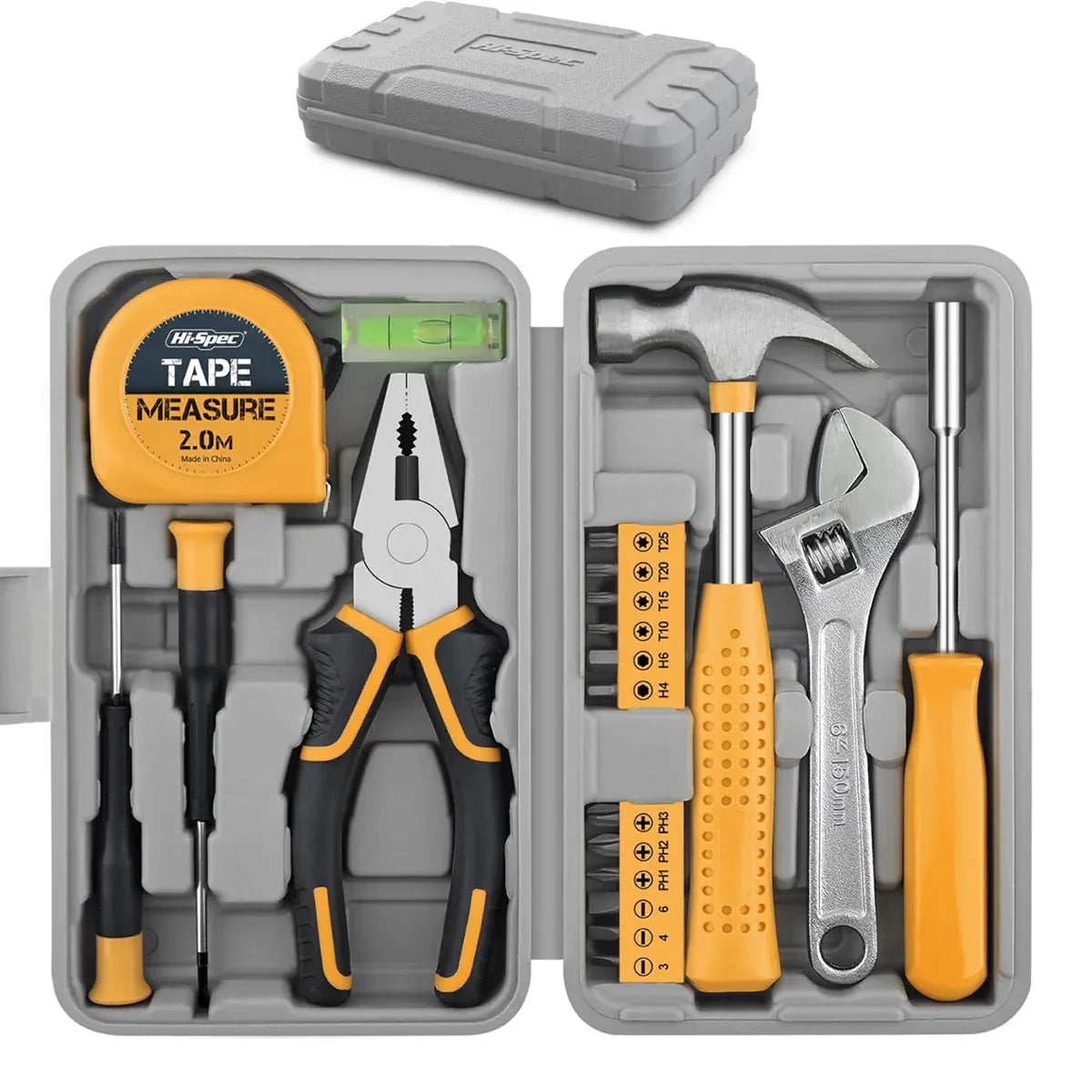 20PCS Household Tool Set Home Repair Kit with Screwdriver Pliers Wrench Hammer