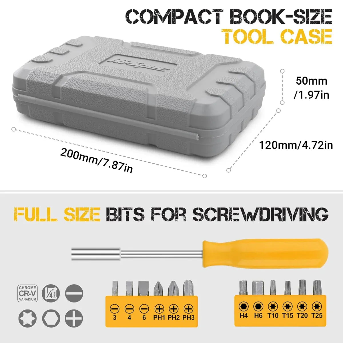 20PCS Household Tool Set Home Repair Kit with Screwdriver Pliers Wrench Hammer