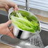 304 Stainless Steel Rice Washing Basin Multi-Purpose Kitchen Sieve Drain Basket