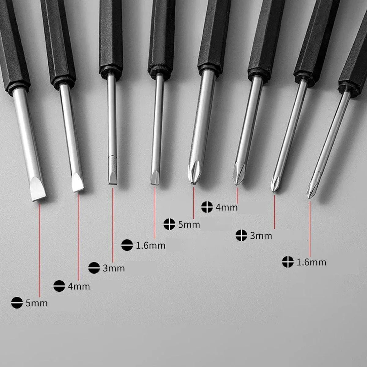 8 in 1 Multi Functional Screwdriver Set Tool Kit for Daily Household Repairs