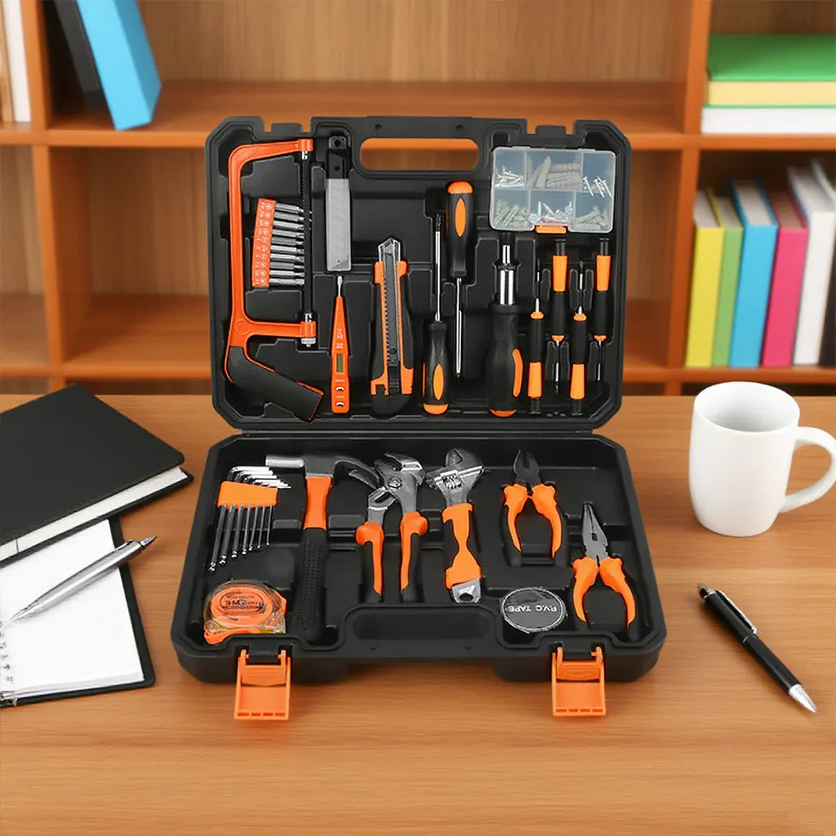 Home Hardware Tool Set Large 105-Piece Emergency Repair Kit Maintenance Tools