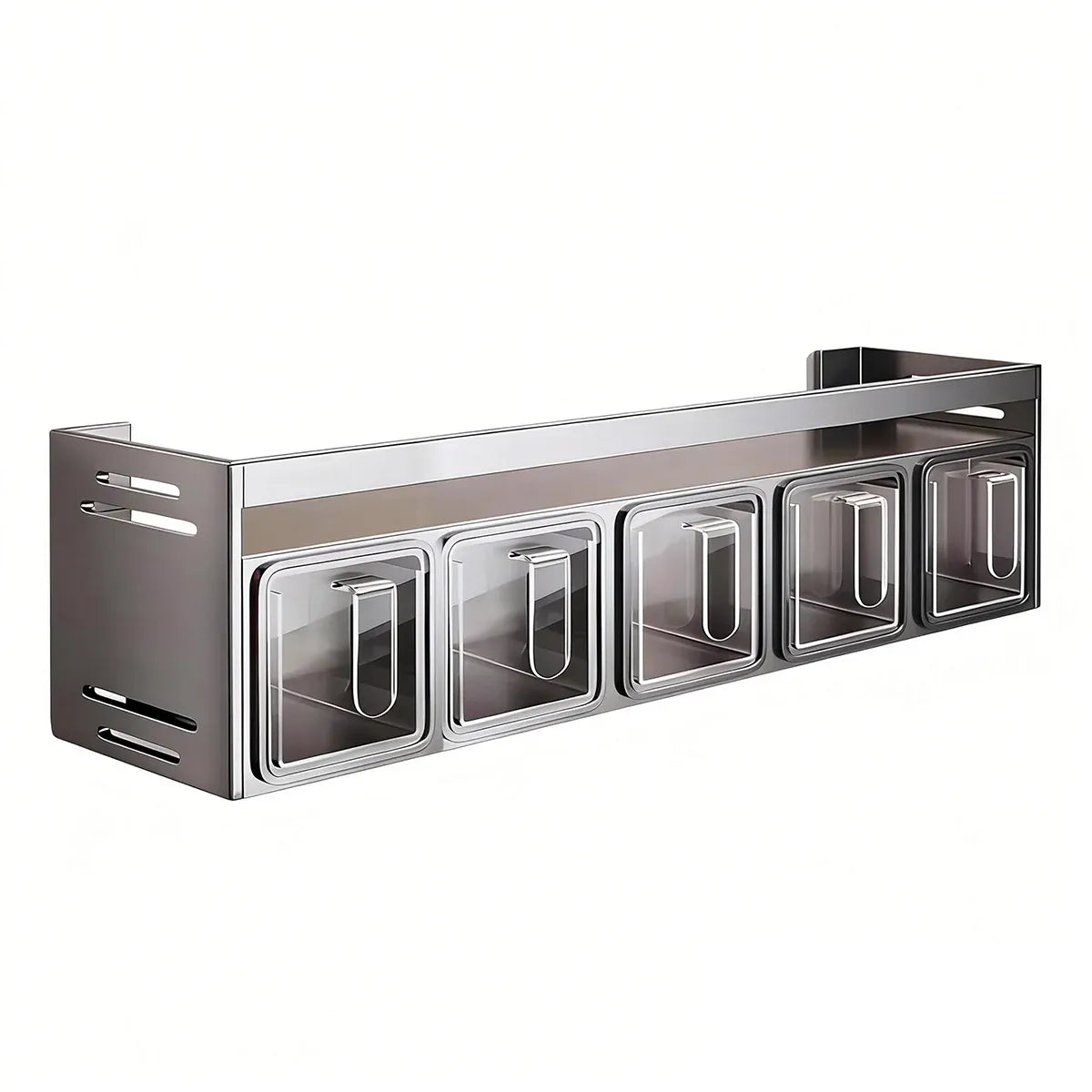 Kitchen Wall Mounted Seasoning Rack Easy Install Space Saving