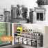 Kitchen Wall Mounted Seasoning Rack Easy Install Space Saving