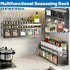 Kitchen Wall Mounted Seasoning Rack Easy Install Space Saving