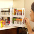 Slide Cabinet Organiser Rack Storage Pantry Kitchen Shelf Spice Jars Can Holder