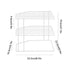 Iron Kitchen Seasoning Rack Kitchenware Storage Shelf Desktop Organizer Home - White