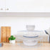 Iron Kitchen Seasoning Rack Kitchenware Storage Shelf Desktop Organizer Home - White