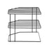 Iron Kitchen Seasoning Rack Kitchenware Storage Shelf Desktop Organizer Home - White