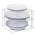 Iron Kitchen Seasoning Rack Kitchenware Storage Shelf Desktop Organizer Home - White