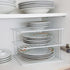 Iron Kitchen Seasoning Rack Kitchenware Storage Shelf Desktop Organizer Home - White
