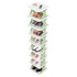 Simple Shoe Rack Home Use Space Saving Clip Storage Organizer Cabinet Stand - Green