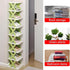 Simple Shoe Rack Home Use Space Saving Clip Storage Organizer Cabinet Stand - Green