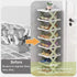 Simple Shoe Rack Home Use Space Saving Clip Storage Organizer Cabinet Stand - Green