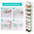 Simple Shoe Rack Home Use Space Saving Clip Storage Organizer Cabinet Stand - Green