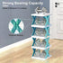 Simple Shoe Rack Home Use Space Saving Clip Storage Organizer Cabinet Stand - Green