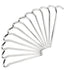 12PCS Heavy Duty Steel Tent Pegs 182mm Camping Ground Stakes for Outdoor Use