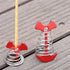 10PCS Spring Fishbone Tent Pegs Deck Anchors for Outdoor Camping and Tarp Setup
