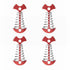 10PCS Spring Fishbone Tent Pegs Deck Anchors for Outdoor Camping and Tarp Setup