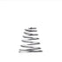 10PCS Spring Fishbone Tent Pegs Deck Anchors for Outdoor Camping and Tarp Setup
