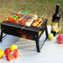 Portable Foldable Charcoal BBQ Grill for Outdoor Camping Picnic and Hibachi Cooking
