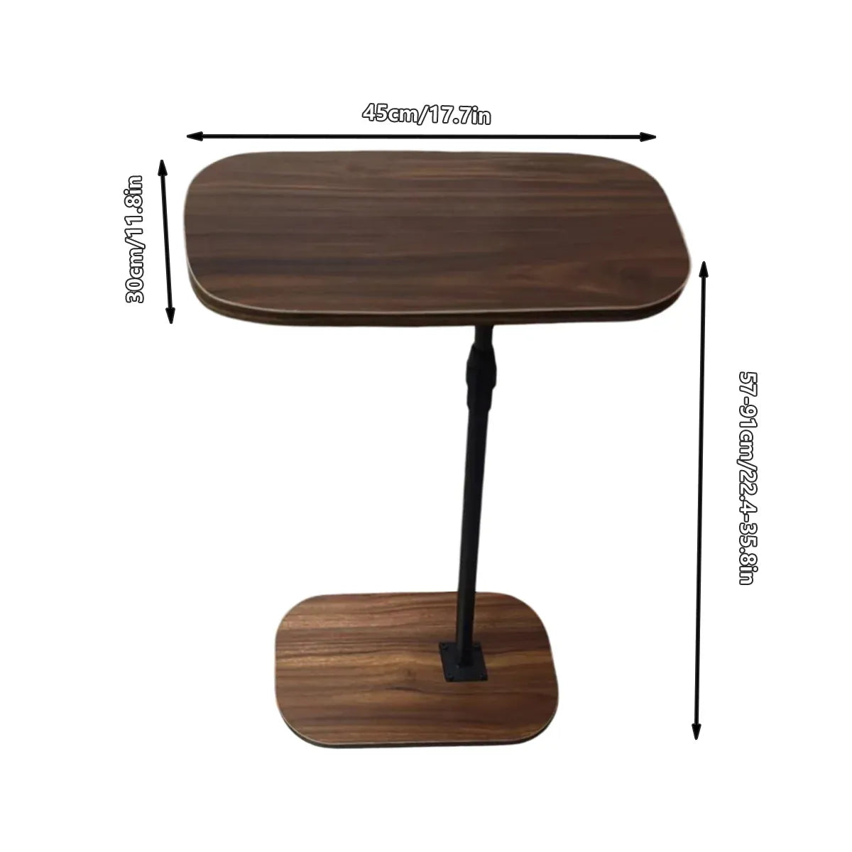 Portable Stylish Simple Small Coffee Table with Wheels for Living Room Durable