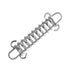 1-15PCS Outdoor Camping Tent Spring Wind Rope Buckle Fix Hook Buckles Silver Red - 10pcs