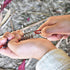 1-15PCS Outdoor Camping Tent Spring Wind Rope Buckle Fix Hook Buckles Silver Red - 5pcs