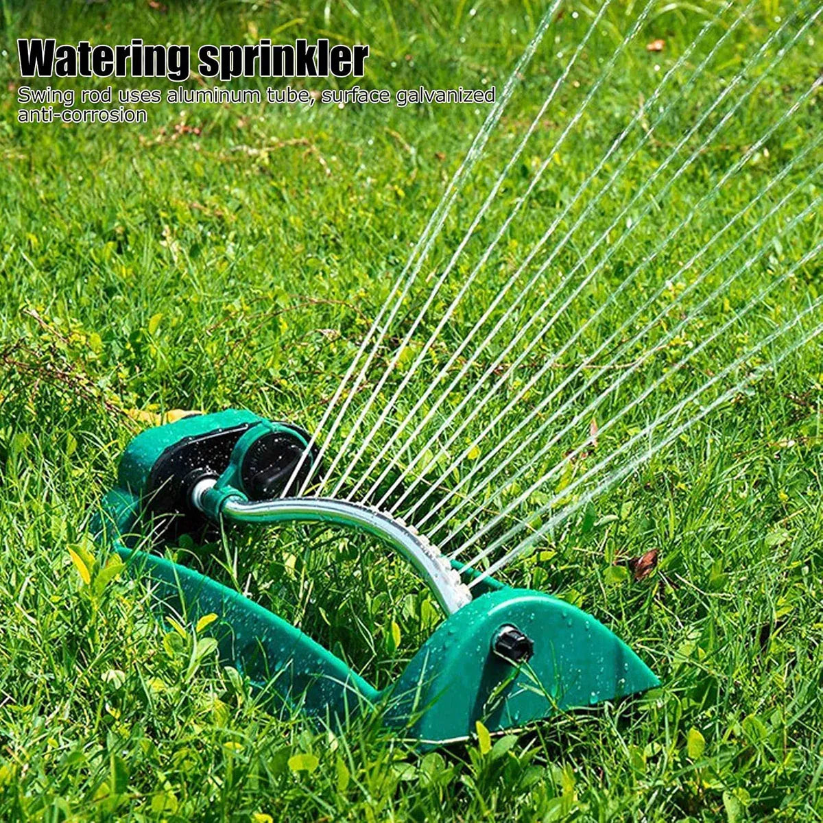 15-Hole Sprinkler Garden Lawn Sprinkler Irrigation System Adjustable Watering