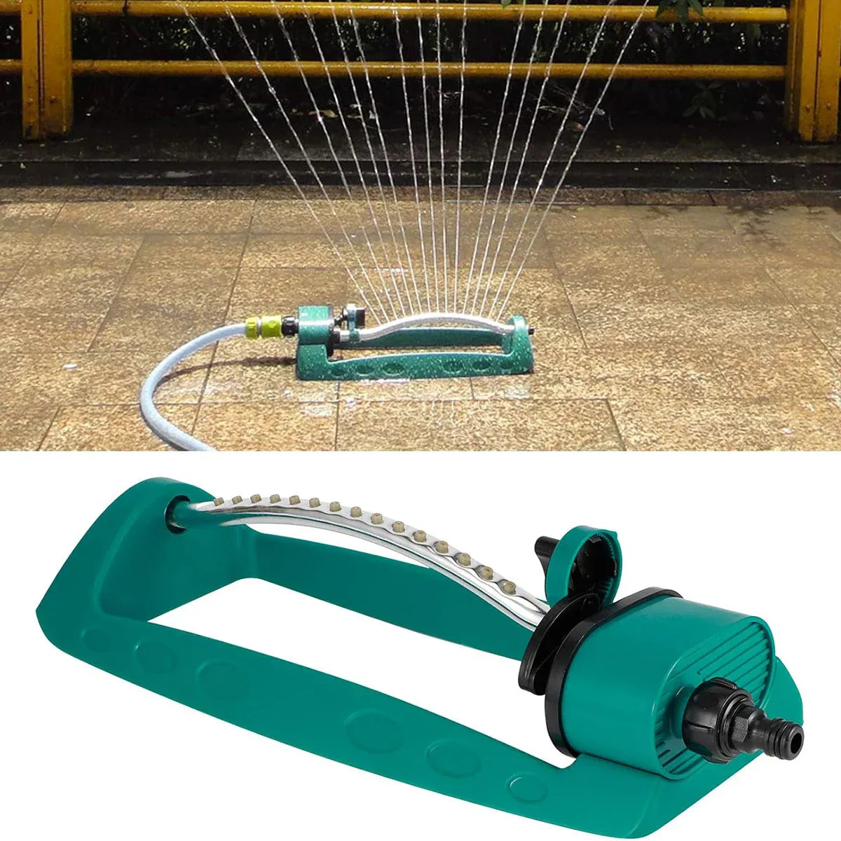15-Hole Sprinkler Garden Lawn Sprinkler Irrigation System Adjustable Watering