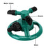 Small Disc Sprinkler 360 Degree Rotating Garden Sprayer Three Prong Spray Water - Blue