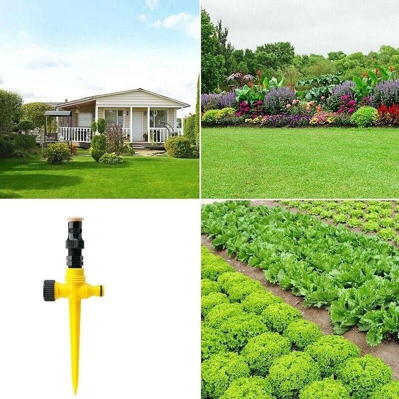 Auto Irrigation System Garden Lawn Sprinkler Adjustable Sprinkler 360� Rotation