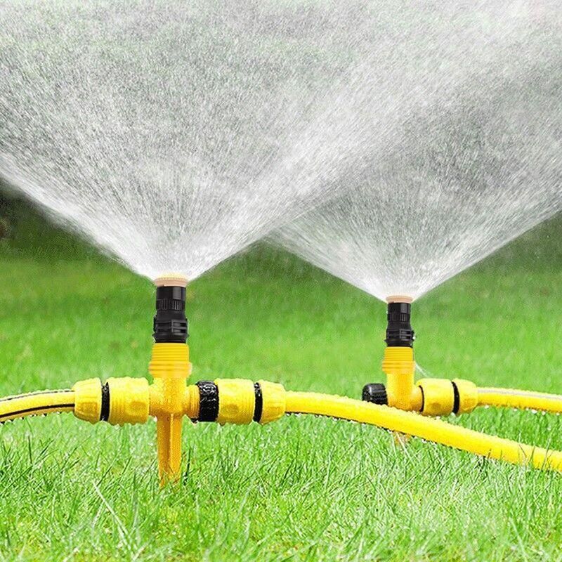 Auto Irrigation System Garden Lawn Sprinkler Adjustable Sprinkler 360� Rotation