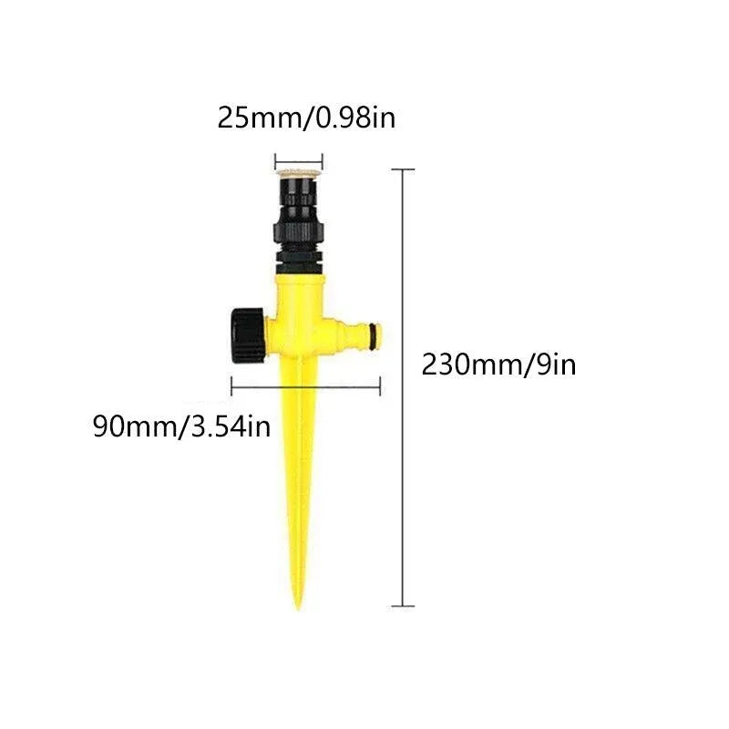 Auto Irrigation System Garden Lawn Sprinkler Adjustable Sprinkler 360� Rotation