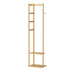 Wooden Rack Freestanding Clothes Hanger Storage Stand Multifunctional Organizer