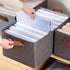 4pcs Foldable Clothes Storage Box Organizer Fabric Storage Box for Organization - Green