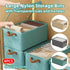 4pcs Foldable Clothes Storage Box Organizer Fabric Storage Box for Organization - Green