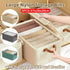 4pcs Foldable Clothes Storage Box Organizer Fabric Storage Box for Organization - Grey
