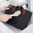 4pcs Foldable Clothes Storage Box Organizer Fabric Storage Box for Organization - Grey