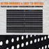 30PCS Wall Mounted Tool Storage Rack Bin Organiser Box for Garage Workshop Use
