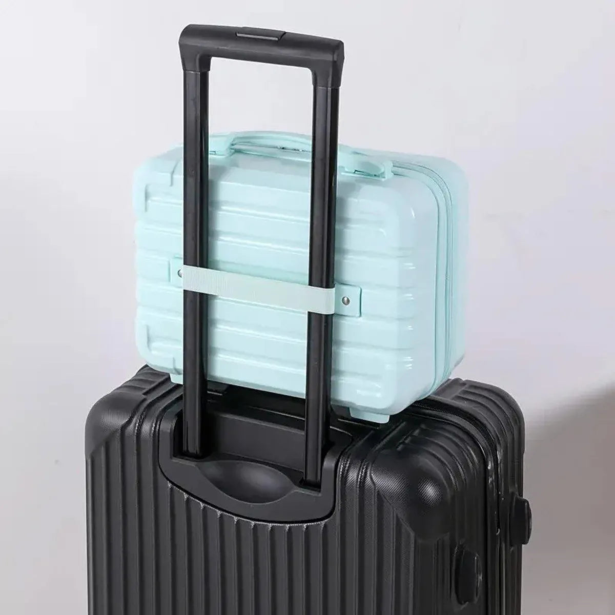 Portable 14 Inch Suitcase Mini Small Travel Storage Hand Gift Box - White