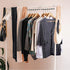 24 Pack Space Saving Clothes Hangers Metal Swivel Hook Wardrobe Organiser Rack