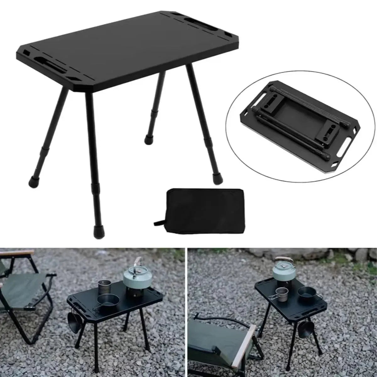 Portable Outdoor Table Multifunctional Foldable Camping Table for Travel
