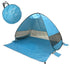 Automatic Pop Up Beach Tent UPF 50+ Sun Shelter for 3-4 People with Carry Bag