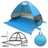 Automatic Pop Up Beach Tent UPF 50+ Sun Shelter for 3-4 People with Carry Bag
