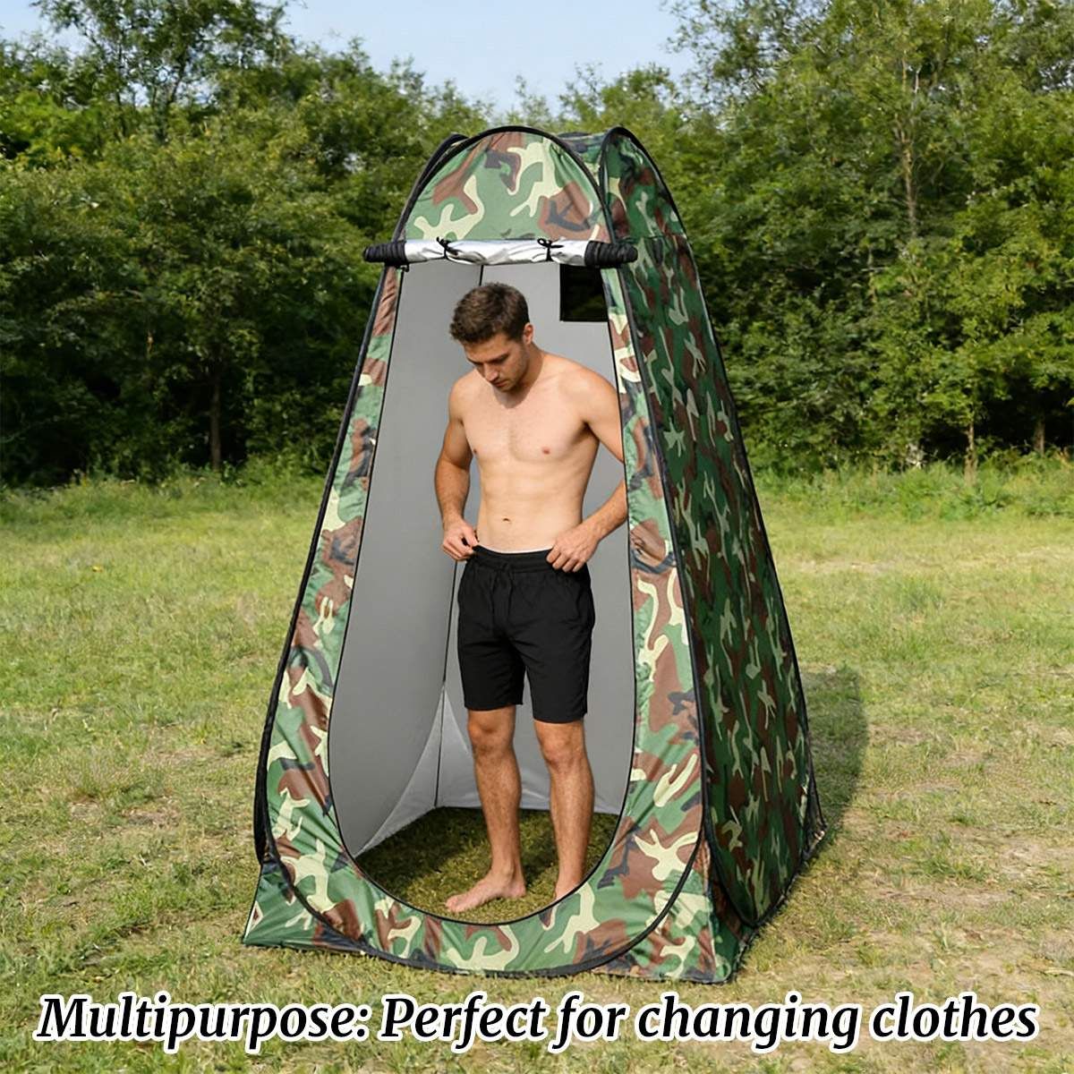 Portable Outdoor Changing Tent Privacy Shelter Waterproof Camping Tent Easy Use